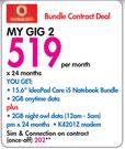 Lenovo 15.6" Ideapad Core i5 Notebook Bundle-On My Gig 2-Per Bundle