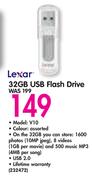 Lexar 32GB USB Flash Drive V10