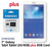 Samsung 7" Galaxy Tab4 Tablet (3G/8GB) plus 8GB Card