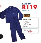 Grange Workwear Conti Suit Size 30-44