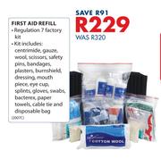 First Aid Refill
