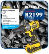 Stanley Cordless Hammer Drill STDC18LHBK