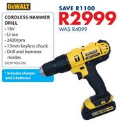 Dewalt Cordless Hammer Drill DCD776S2-ZA