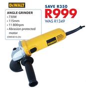 Dewalt Angle Grinder DWE4010-ZA