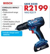 Bosch Cordless Impact Drill