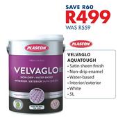 Plascon Velvaglo Aquatough-5Ltr