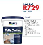 Duram Wall & Ceiling-20Ltr