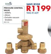 WHS Pressure Control Valve