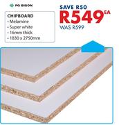 PG Bison Chipboard-1830 x 2750mm Each