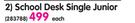 School Desk Single Junior-Each