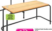 School Desk Double Junior-Each