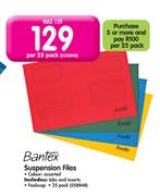 Bantex Suspension Files-Per 25 Pack