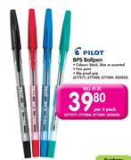 Pilot BPS Ballpen-Per 4's Pack