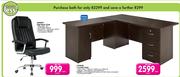 Affinity High Back Chair Plus Lithium L Combo Desk