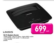 Linksys Wi-Fi Modem Router X1000