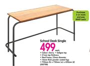 School Desk Single