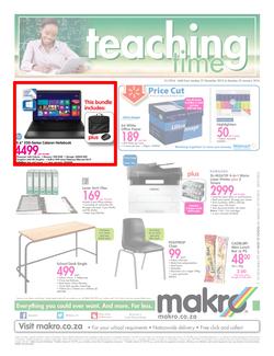 Makro : Back to school commercial (27 Dec - 25 Jan 2016), page 1
