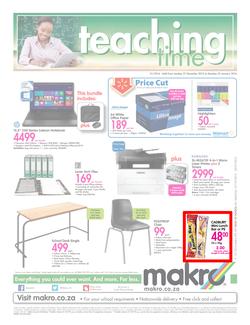 Makro : Back to school commercial (27 Dec - 25 Jan 2016), page 1