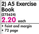 Faber-Castell A5 Exercise Book-Each