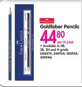Faber Castell Goldfaber Pencils-Per 12 Pack