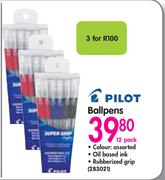 Pilot Ballpens-Per 12 Pack