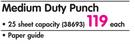 Rexel Medium Duty punch-Per Bundle