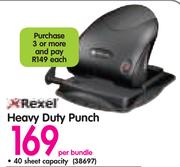Rexel Heavy Duty punch-Per Bundle