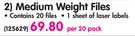 Medium Weight Files-Per 20 Pack