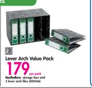 Lever Arch Value Pack-Per Pack