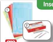 Straight Cut Folders-Per 100 Pack