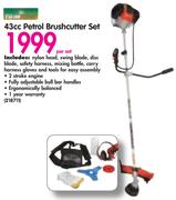 TrimTech 43cc Petrol Brushcutter Set-Per Set