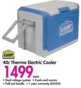 Camp Master 40L Thermo Electric Cooler-Each