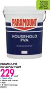 Paramount Acrylic Paint-20Ltr Each