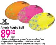 Gilbert Attack Rugby Ball-Each