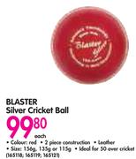 Blaster Silver Cricket Ball-Each