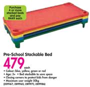 Pre-School Stackable Bed-Each