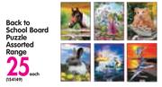 Back To School Board Puzzle Assorted Range-Each