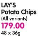 Lay's Potato Chips(All Variants)-48x36g