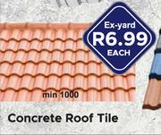 Concrete Roof Tile Min 1000-Each