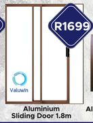 Valuwin Aluminium Sliding Door 1.8m