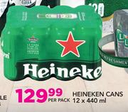 Heineken Cans-12x440ml Per Pack