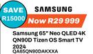 Samsung 65" Neo QLED 4K QN90D Tizen OS Smart TV 2024 QA65QN90DAKXXA
