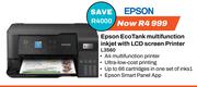 Epson Eco Tank Multifunction Inkjet With LCD Screen Printer L3560