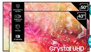 Samsung 50" DU7000 Crystal UHD 4K HDR Smart TV UA50DU7000KXXA