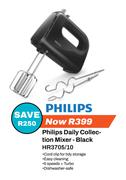 Philips Daily Collection Mixer Black HR3705/10