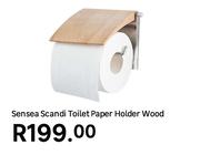 Sensea Scandi Toilet Paper Holder Wood