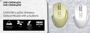 Canyon 2.4GHz Wireless Optical Mouse With 4 Buttons CNE-CMSW15GO / CNE-CMSW15PW