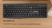 Canyon Wireless Chocolate Standard Keyboard CNS-HKBW05-US
