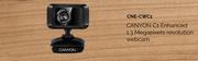Canyon C1 Enhanced 1.3 Megapixels Resolution Webcam CNE-CWS1