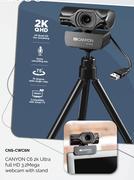 Canyon C6 2K Ultra Full HD 3.2 Mega Webcam With Stand CNS-CWC6N